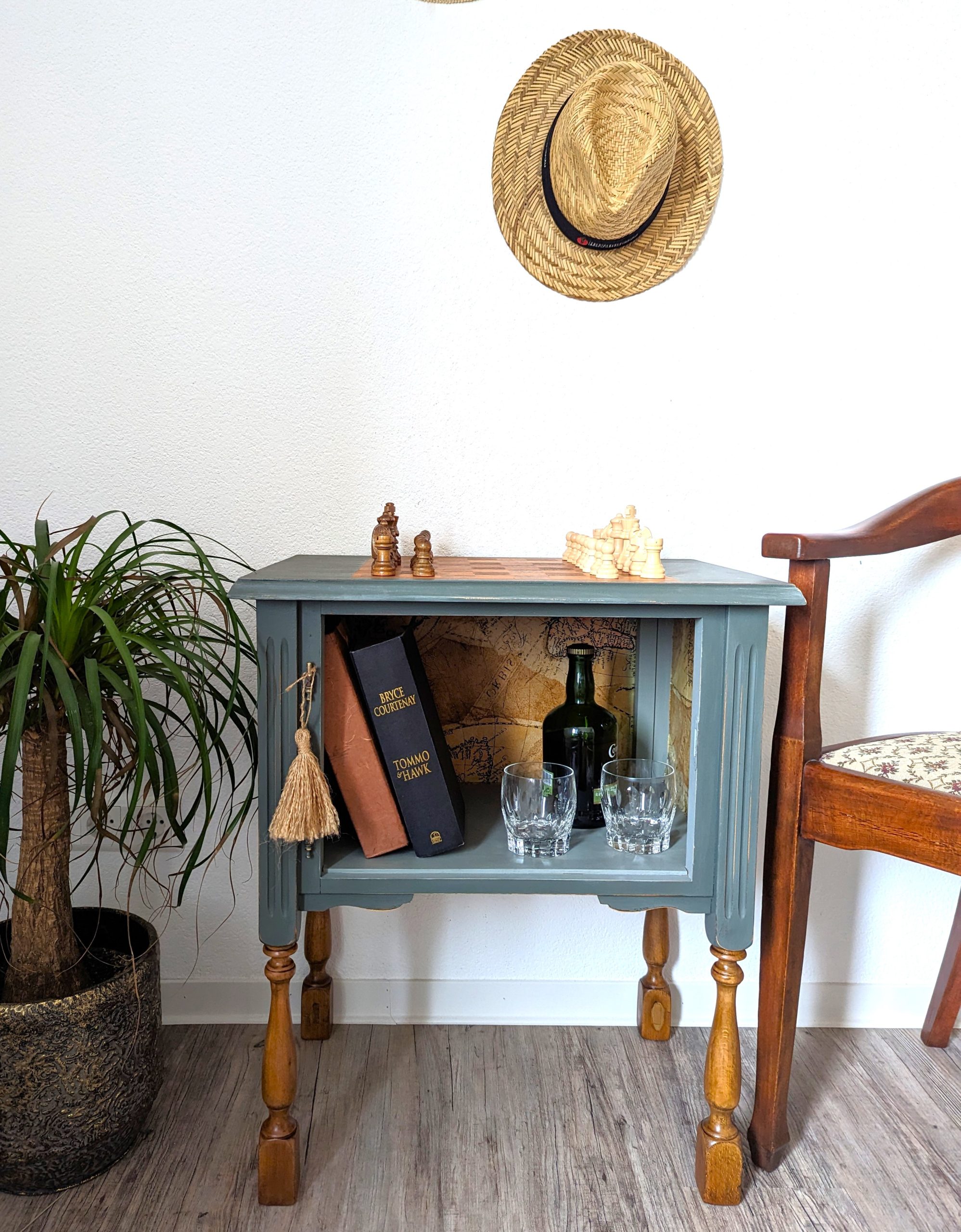 Chessboard side-table inspiration